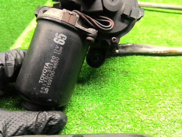 【中古】ハイラックスサーフ Y-KZN130W フロント ワイパーモーター 85110-35161 自社品番260291 204