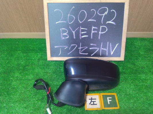【中古】アクセラ DAA-BYEFP 左サイドミラー 左ドアミラー