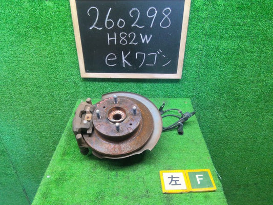 【中古】ｅＫワゴン DBA-H82W 左フロントナックルハブＡＳＳＹ 3870A025