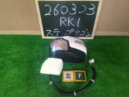 【中古】ステップワゴン DBA-RK1 左サイドミラー 左ドアミラー