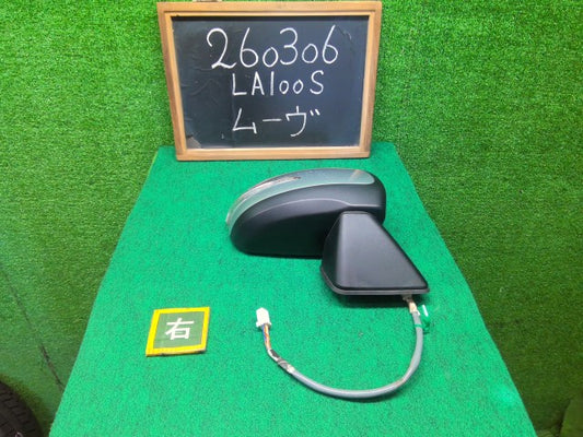【中古】ムーヴ DBA-LA100S 右サイドミラー 87940-B2F60