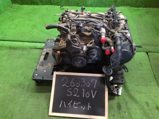 【中古】ハイゼット LE-S210V エンジンＡＳＳＹ 19000-97514-000