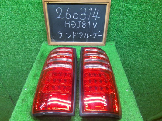 【中古】ランドクルーザー S-HDJ81V テールランプ左右セット 6M1
