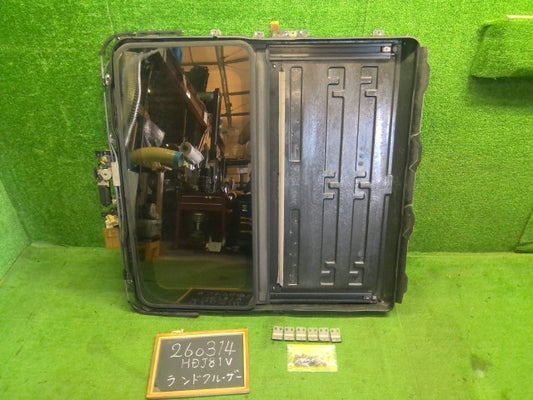 【中古】ランドクルーザー S-HDJ81V サンルーフガラス 63203-60011