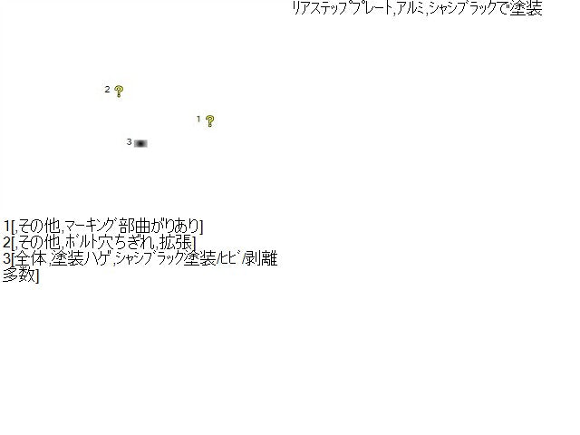 【中古】ランドクルーザー S-HDJ81V リアステッププレート 52351-60010