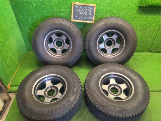 【中古】16インチ スタッドレス アルミホイールセット 23年製