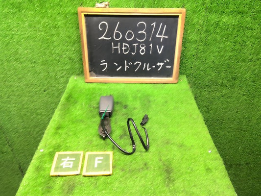 【中古】ランドクルーザー S-HDJ81V ドライバーシートベルト 受けのみ