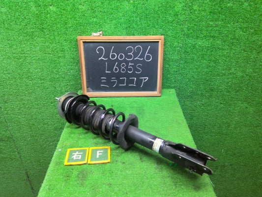 【中古】ミラココア DBA-L685S 右フロント ストラット 48510-B2B12 自社品番260326 R59