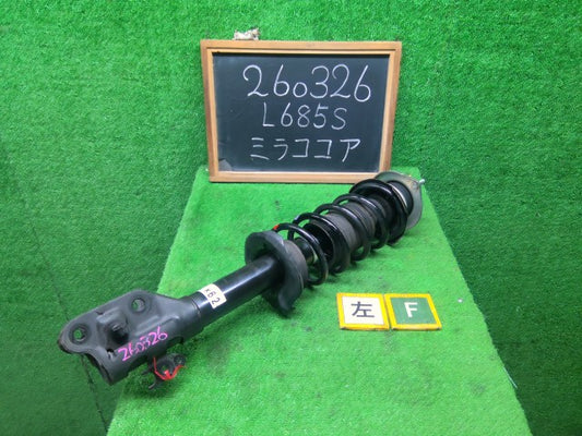 【中古】ミラココア DBA-L685S 左フロント ストラット 48510-B2B12 自社品番260326 R59