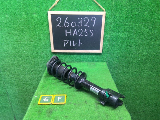 【中古】アルト DBA-HA25S 右フロントストラット 41601-64L01