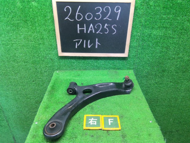 【中古】アルト DBA-HA25S 右フロントロアアーム 45201-85K10