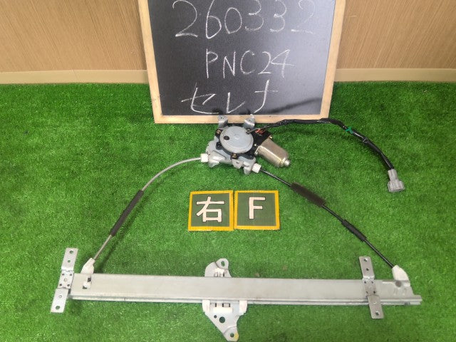 【中古】セレナ GF-PNC24 右フロントドア レギュレータ