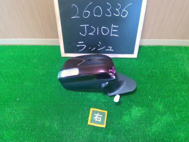 【中古】ラッシュ ABA-J210E 右サイドミラー 87910-B4120