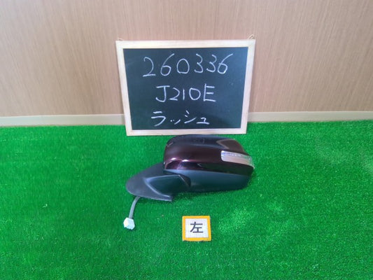 【中古】ラッシュ ABA-J210E 左サイドミラー 87940-B4120