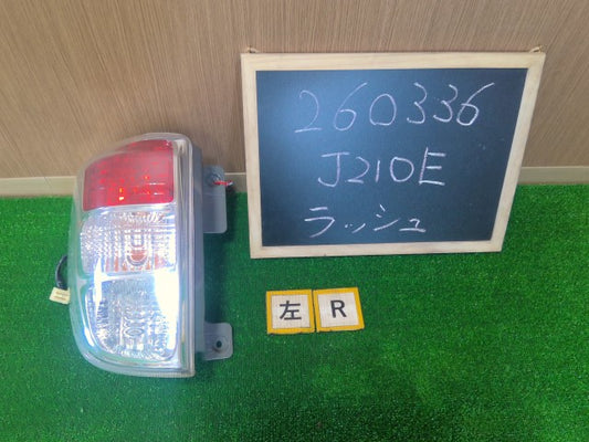 【中古】ラッシュ ABA-J210E 左テールランプ 81560-B4060