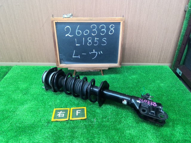 【中古】ムーヴ DBA-L185S 右フロントストラット ショック