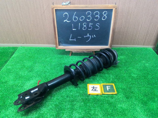 【中古】ムーヴ DBA-L185S 左フロントストラット ショック