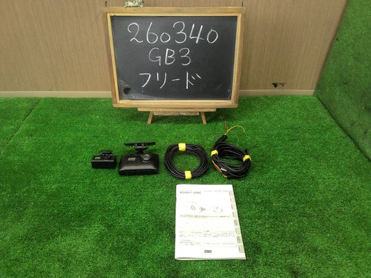 【中古】コムテックドライブレコーダー AG421-DRC 前後2カメラ フリードスパイク