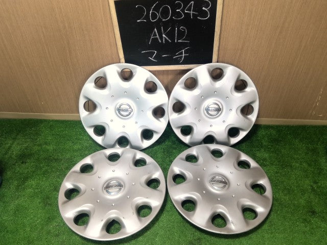 【中古】マーチ DBA-AK12 ホイールキャップ ホイールカバー