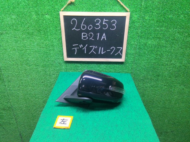 【中古】デイズルークス DBA-B21A 左サイドミラー 96302-6A24B