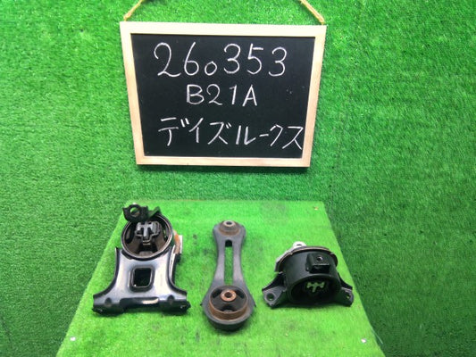 【中古】デイズルークス DBA-B21A エンジンマウント 3点セット