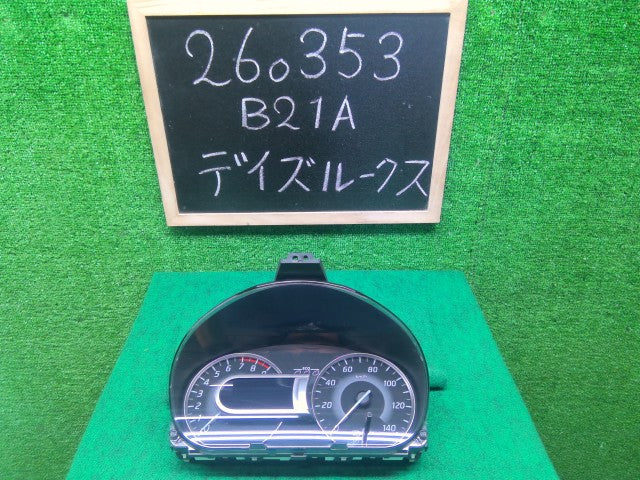 【中古】デイズルークス DBA-B21A スピードメーター 24810-6A06フロント