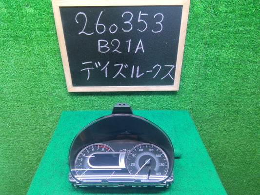 【中古】デイズルークス DBA-B21A スピードメーター 24810-6A06フロント