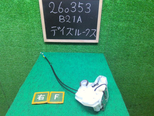 【中古】デイズルークス DBA-B21A 右フロントドアロックソレノイド 80500-6A00E