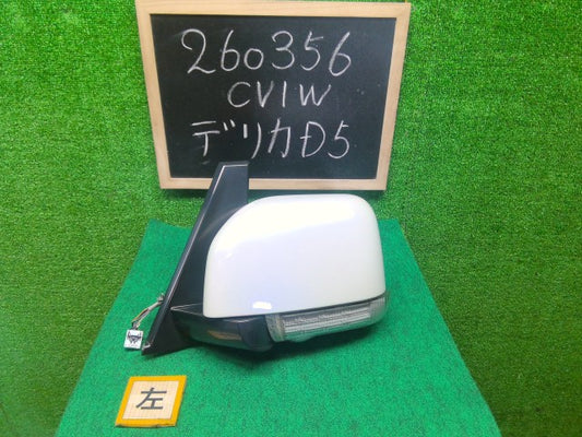 【中古】デリカＤ5 LDA-CV1W 左サイドミラー 7632C777