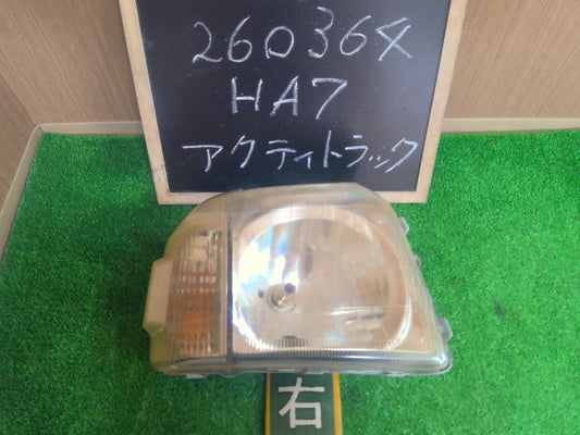 【中古】アクティ GBD-HA7 右 ヘッドランプ