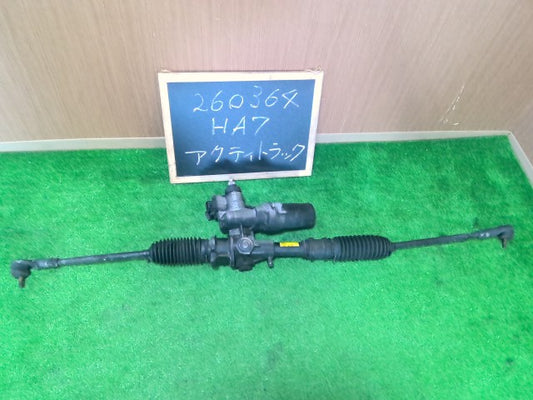 【中古】アクティ GBD-HA7 ステアリングギアボックス パワステラック