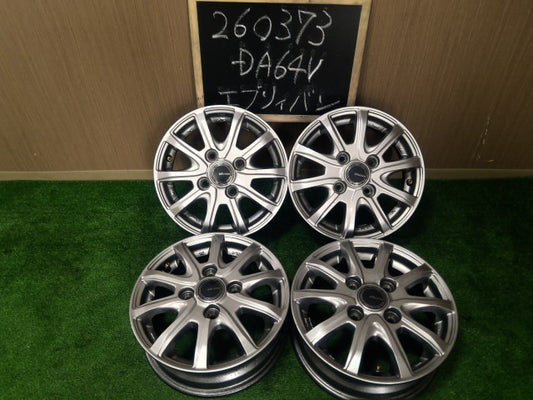 【中古】社外12インチ アルミホイール 4J ハブ54ｍｍ