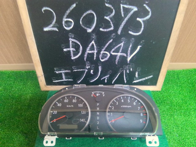 【中古】エブリィ EBD-DA64V スピードメーター タコメーター付き