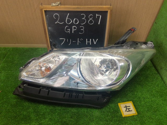 【中古】フリード DAA-GP3 左 ヘッドランプ