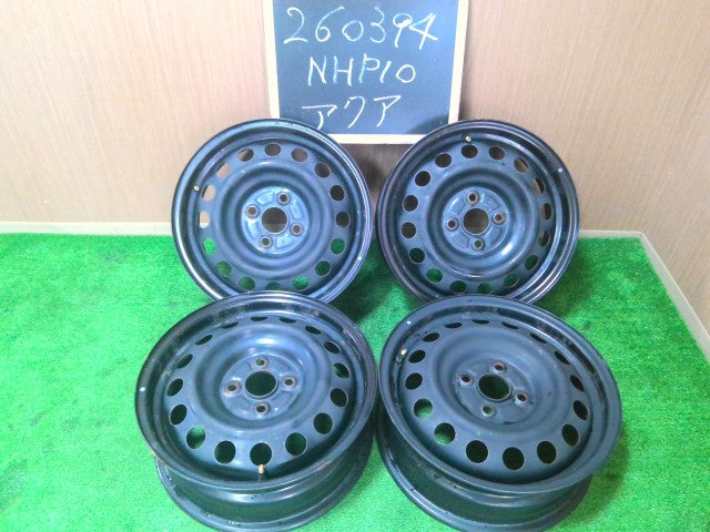 【中古】トヨタ 純正 スチールホイール 15インチ