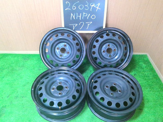 【中古】トヨタ 純正 スチールホイール 15インチ