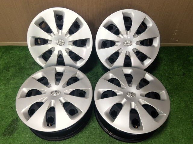 【中古】トヨタ 純正 スチールホイール 15インチ