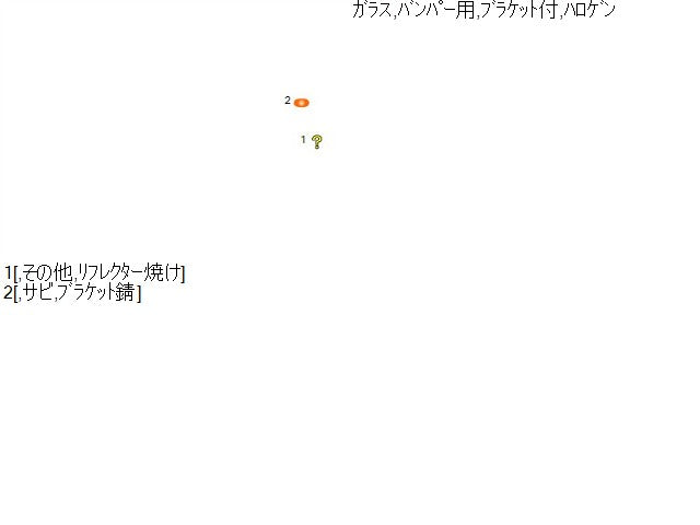 【中古】バモス GF-HM2 フォグランプ左右セット