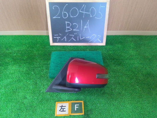 【中古】デイズルークス DBA-B21A 左サイドミラー 左ドアミラー