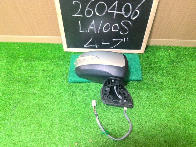【中古】ムーヴ DBA-LA100S 右サイドミラー 右ドアミラー