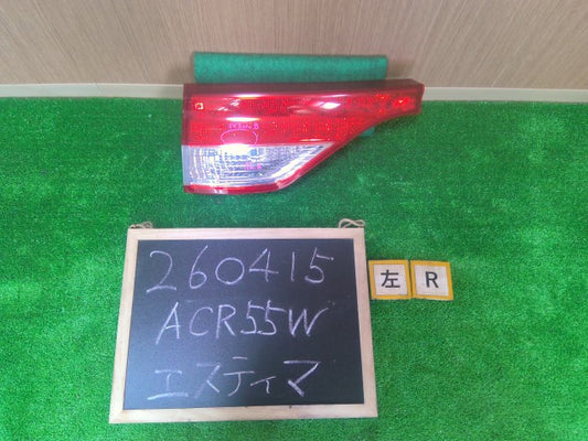 【中古】エスティマ DBA-ACR55W 左フィニッシャーランプ 81591-28260
