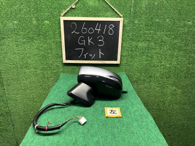 【中古】フィット DBA-GK3 左サイドミラー 76258-T5A-J32