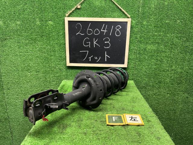【中古】フィット DBA-GK3 左フロントストラット 51621-T5B-J62