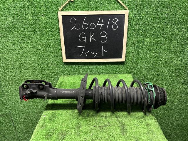 【中古】フィット DBA-GK3 左フロントストラット 51621-T5B-J62