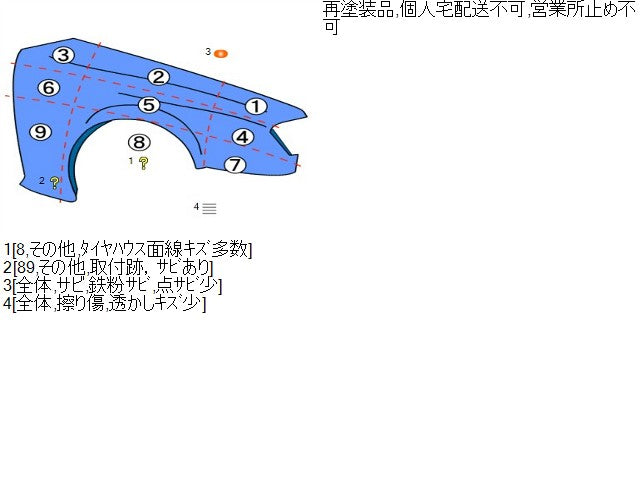【中古】レジェンド DAA-KC2 右 フロント