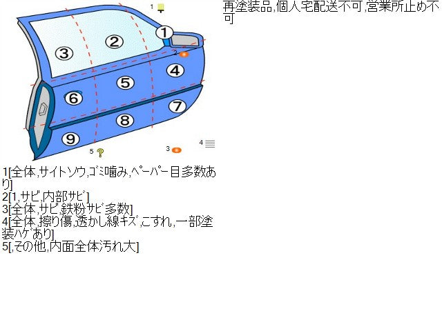 【中古】レジェンド DAA-KC2 右 フロント