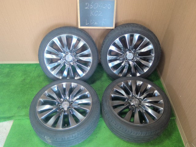 【中古】レジェンド DAA-KC2 純正 19インチタイヤ