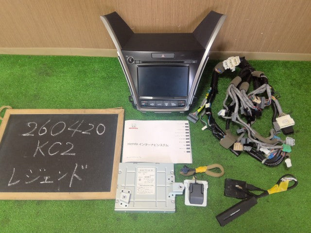 【中古】レジェンド DAA-KC2 カーナビゲーション 地図データ2017年度