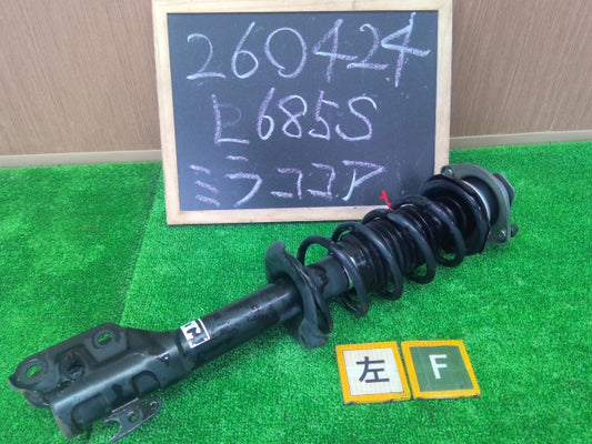 【中古】ミラココア DBA-L685S 左フロントストラット ショック