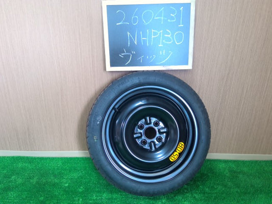 【中古】ヴィッツ DAA-NHP130 テンパータイヤ T125/70D16
